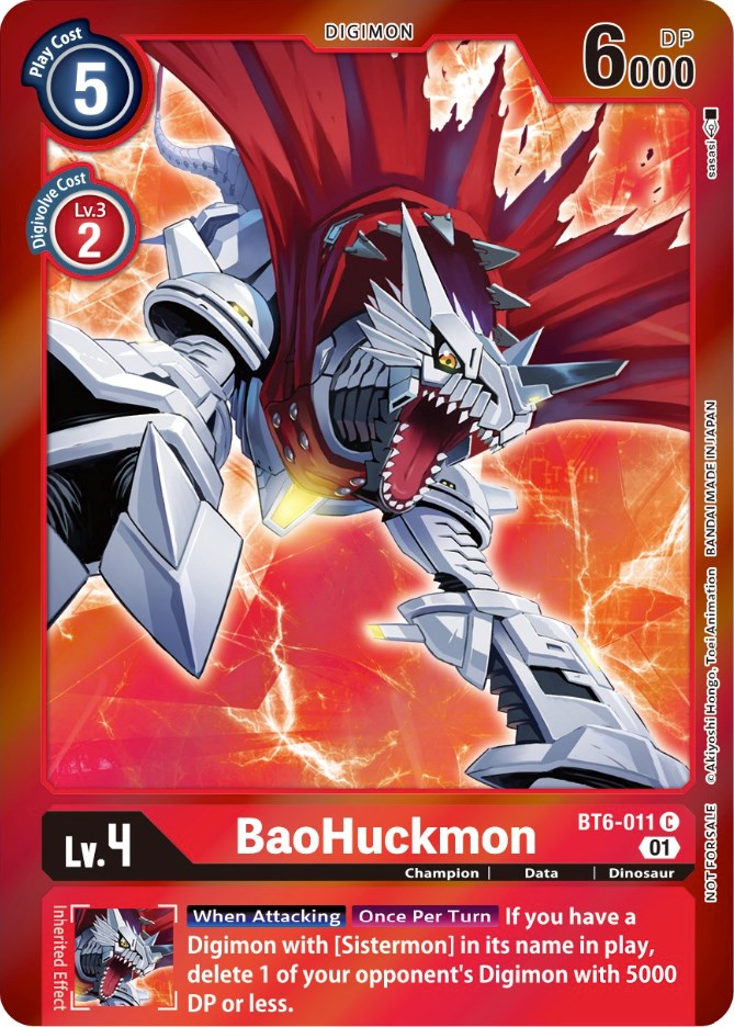 BaoHuckmon [BT6-011] (Event Pack 3) [Double Diamond Promos] | Anubis Games and Hobby