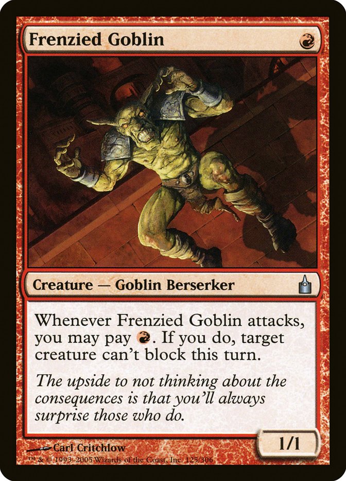 Frenzied Goblin [Ravnica: City of Guilds] | Anubis Games and Hobby