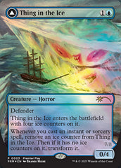 Thing in the Ice // Awoken Horror (Borderless Alternate Art) [Regional Championship Qualifiers 2023] | Anubis Games and Hobby