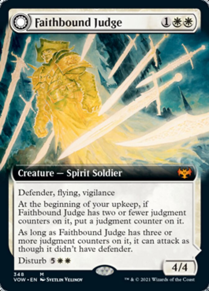 Faithbound Judge // Sinner's Judgment (Extended Art) [Innistrad: Crimson Vow] | Anubis Games and Hobby