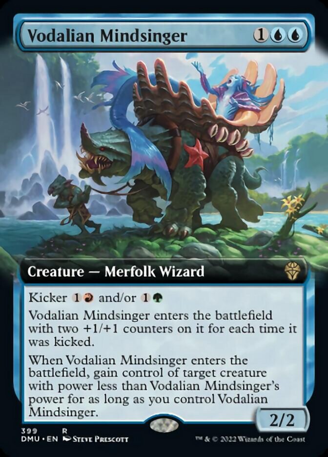 Vodalian Mindsinger (Extended Art) [Dominaria United] | Anubis Games and Hobby