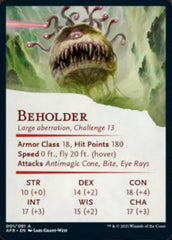 Beholder Art Card [Dungeons & Dragons: Adventures in the Forgotten Realms Art Series] | Anubis Games and Hobby