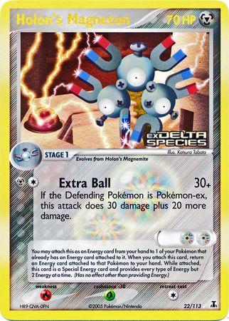 Holon's Magneton (22/113) (Stamped) [EX: Delta Species] | Anubis Games and Hobby