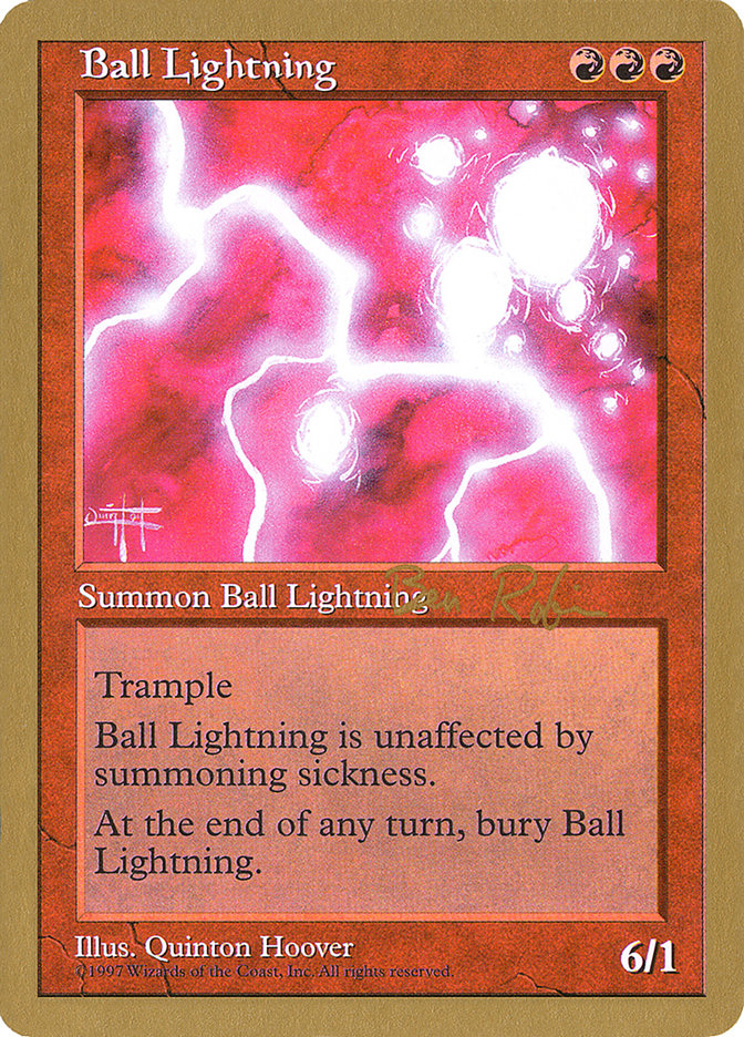 Ball Lightning (Ben Rubin) [World Championship Decks 1998] | Anubis Games and Hobby