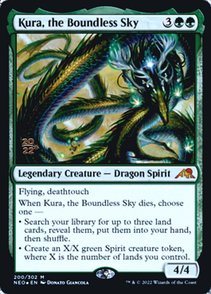 Kura, the Boundless Sky [Kamigawa: Neon Dynasty Prerelease Promos] | Anubis Games and Hobby