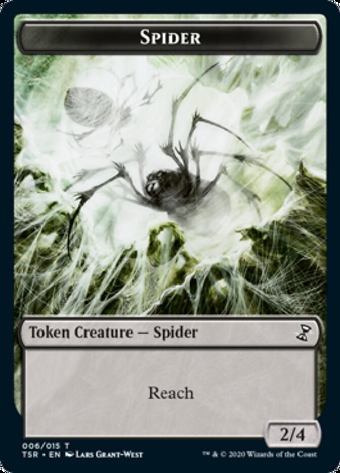 Spider Token [Time Spiral Remastered Tokens] | Anubis Games and Hobby