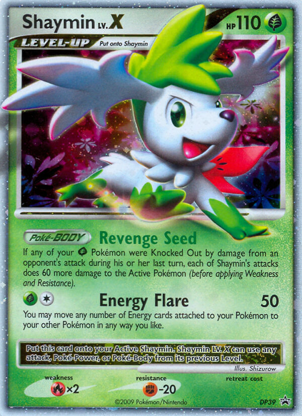 Shaymin LV.X (DP39) [Diamond & Pearl: Black Star Promos] | Anubis Games and Hobby