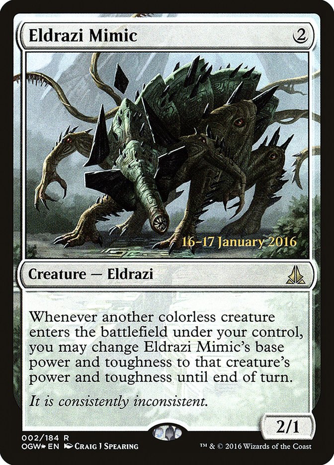 Eldrazi Mimic [Oath of the Gatewatch Prerelease Promos] | Anubis Games and Hobby