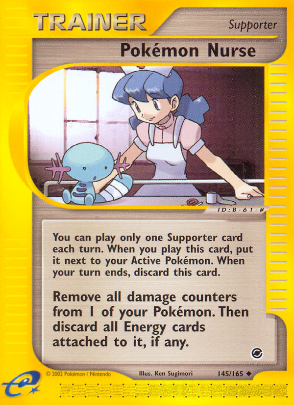 Pokemon Nurse (145/165) [Expedition: Base Set] | Anubis Games and Hobby