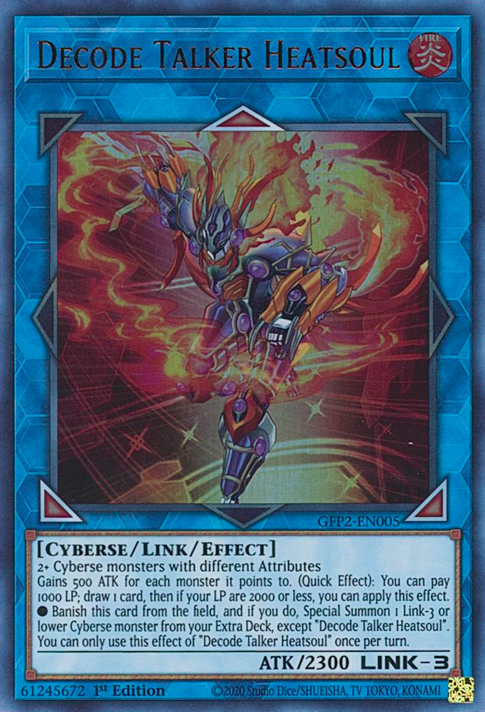 Decode Talker Heatsoul [GFP2-EN005] Ultra Rare | Anubis Games and Hobby