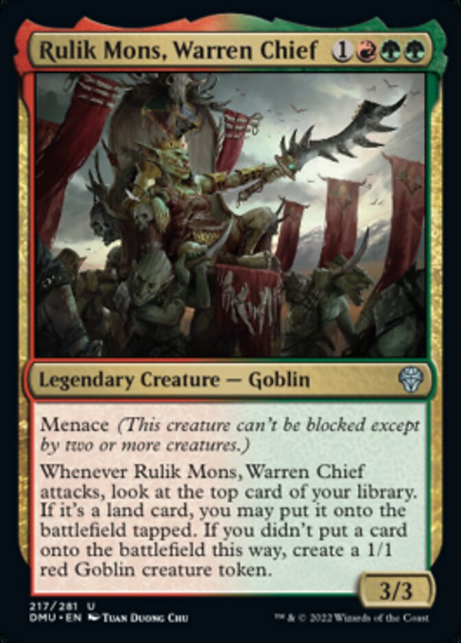 Rulik Mons, Warren Chief [Dominaria United] | Anubis Games and Hobby