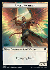 Kor Warrior // Angel Warrior Double-Sided Token [Commander Legends: Battle for Baldur's Gate Tokens] | Anubis Games and Hobby