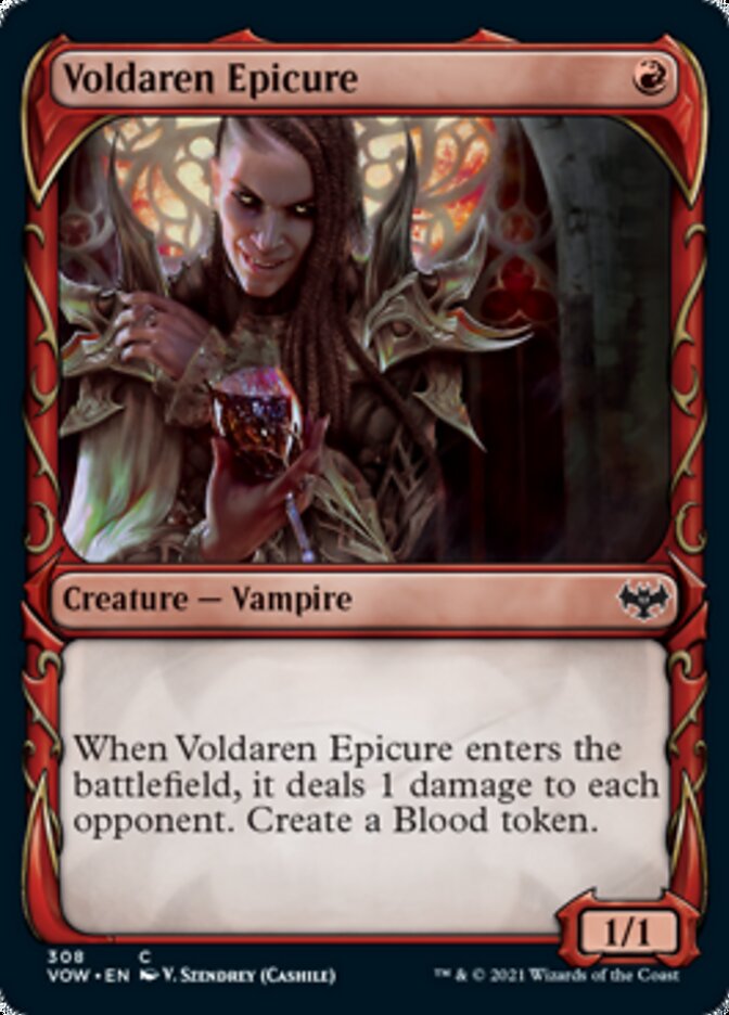 Voldaren Epicure (Showcase Fang Frame) [Innistrad: Crimson Vow] | Anubis Games and Hobby