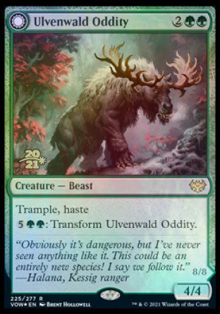 Ulvenwald Oddity // Ulvenwald Behemoth [Innistrad: Crimson Vow Prerelease Promos] | Anubis Games and Hobby