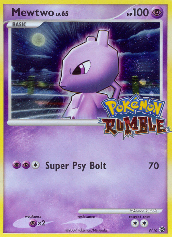 Mewtwo (9/16) [Pokémon Rumble] | Anubis Games and Hobby