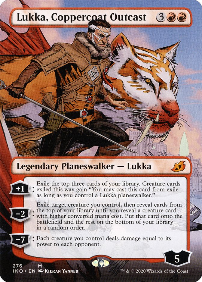 Lukka, Coppercoat Outcast (Borderless) [Ikoria: Lair of Behemoths] | Anubis Games and Hobby