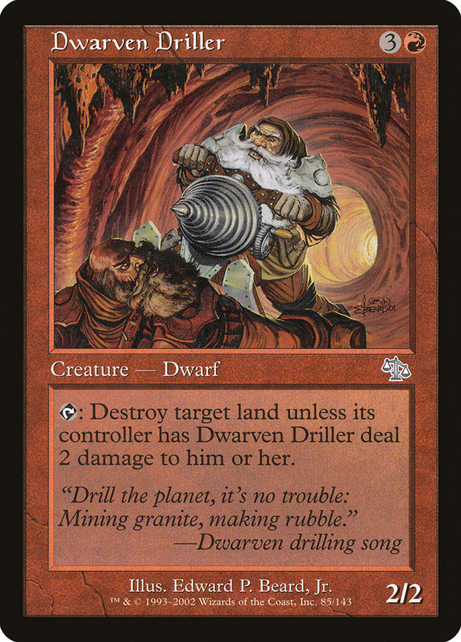 Dwarven Driller [Judgment] | Anubis Games and Hobby