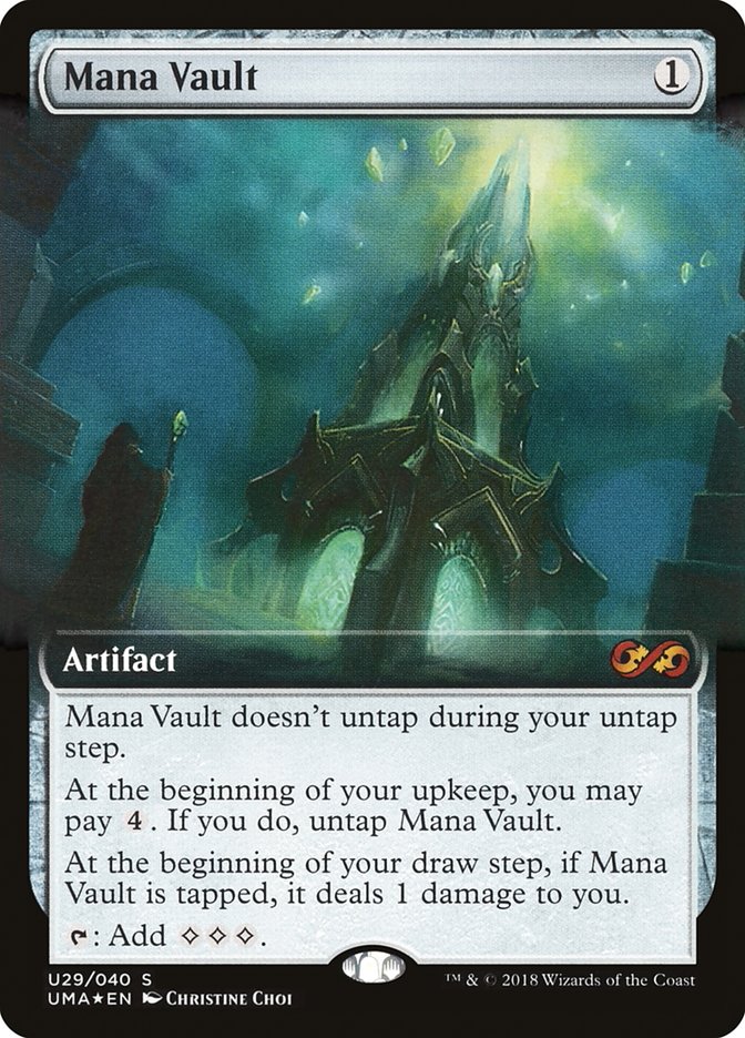 Mana Vault (Topper) [Ultimate Masters Box Topper] | Anubis Games and Hobby