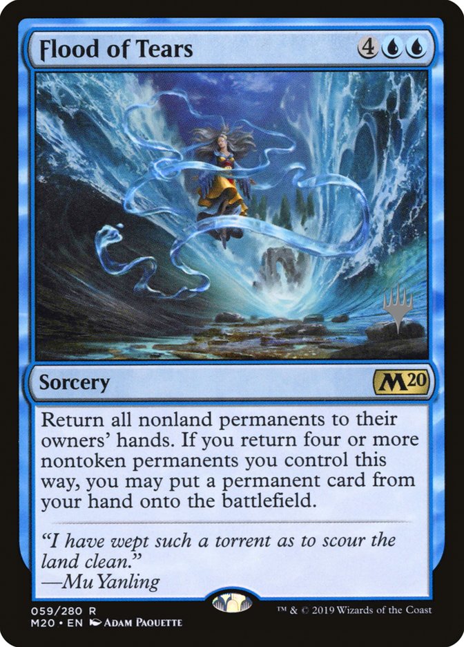 Flood of Tears (Promo Pack) [Core Set 2020 Promos] | Anubis Games and Hobby