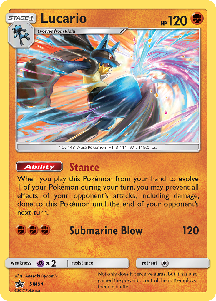 Lucario (SM54) [Sun & Moon: Black Star Promos] | Anubis Games and Hobby