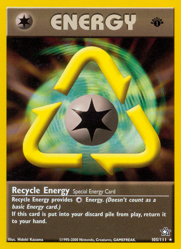 Recycle Energy (105/111) [Neo Genesis 1st Edition] | Anubis Games and Hobby