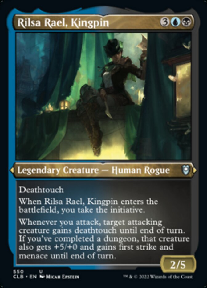 Rilsa Rael, Kingpin (Foil Etched) [Commander Legends: Battle for Baldur's Gate] | Anubis Games and Hobby