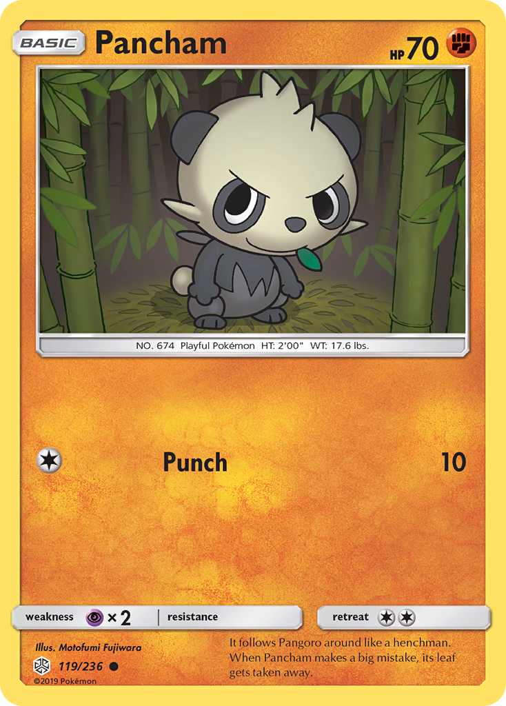 Pancham (119/236) [Sun & Moon: Cosmic Eclipse] | Anubis Games and Hobby