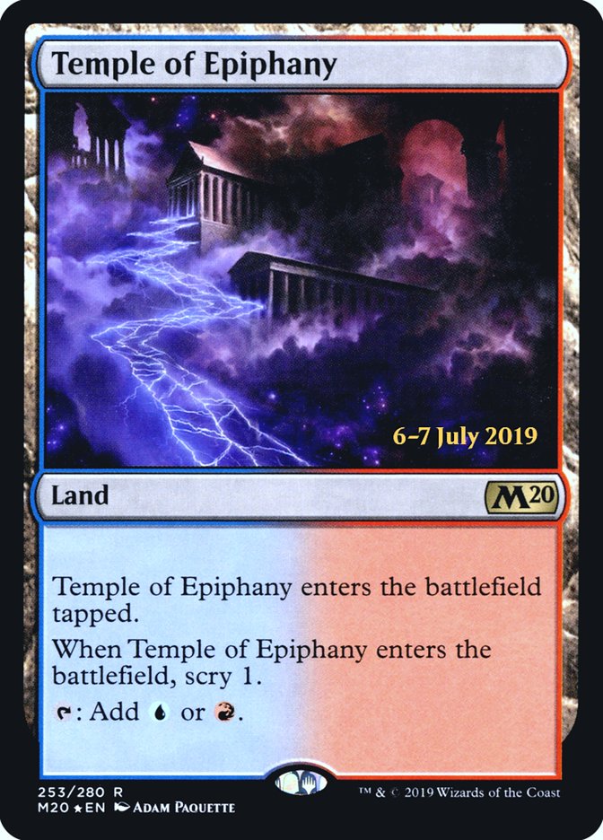 Temple of Epiphany [Core Set 2020 Prerelease Promos] | Anubis Games and Hobby