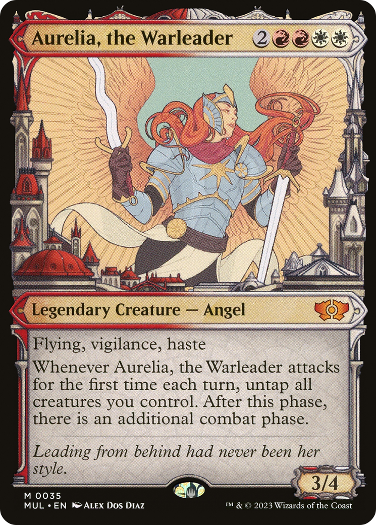 Aurelia, the Warleader [Multiverse Legends] | Anubis Games and Hobby