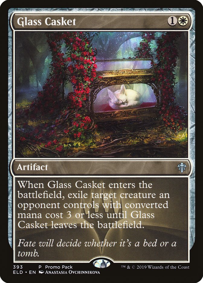 Glass Casket (Promo Pack) [Throne of Eldraine Promos] | Anubis Games and Hobby