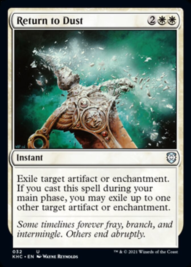 Return to Dust [Kaldheim Commander] | Anubis Games and Hobby