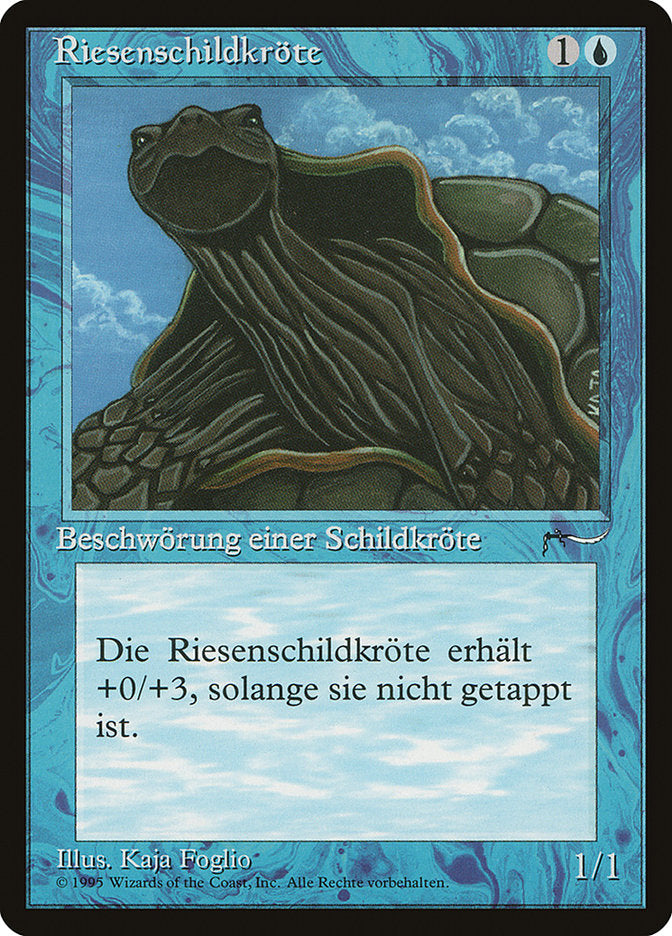 Giant Tortoise (German) - "Riesenschildkrote" [Renaissance] | Anubis Games and Hobby