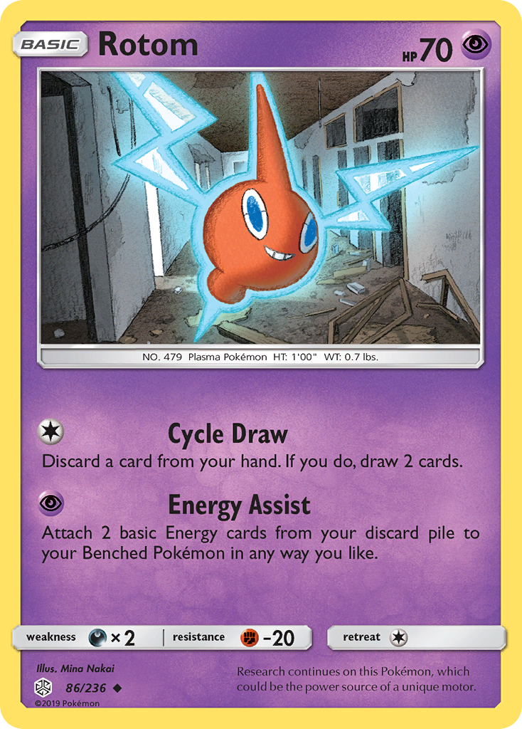 Rotom (86/236) [Sun & Moon: Cosmic Eclipse] | Anubis Games and Hobby