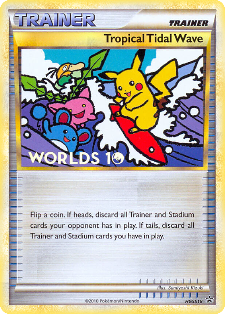 Tropical Tidal Wave (HGSS18) [HeartGold & SoulSilver: Black Star Promos] | Anubis Games and Hobby