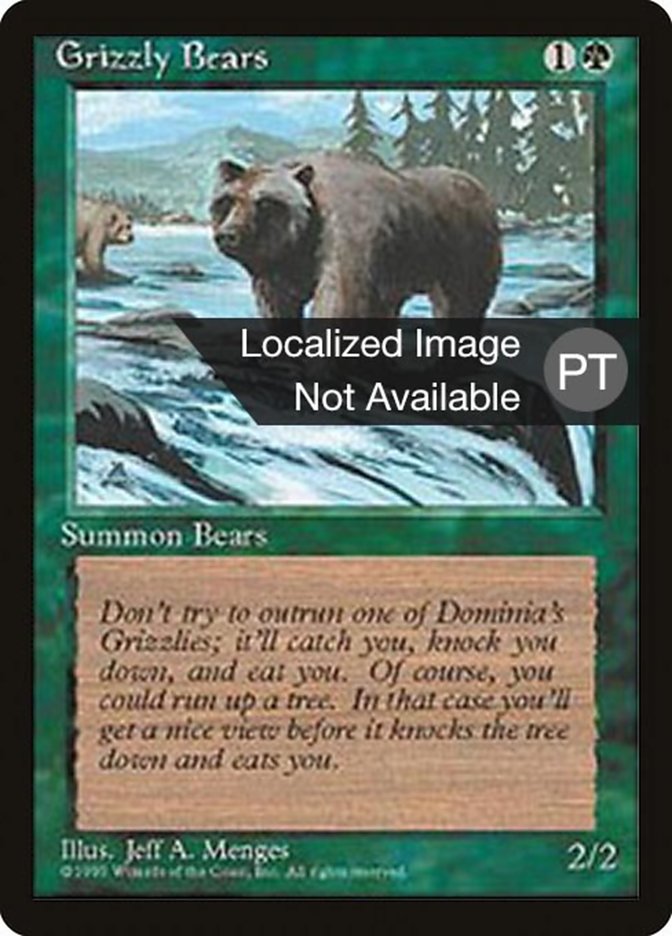 Grizzly Bears [Fourth Edition (Foreign Black Border)] | Anubis Games and Hobby