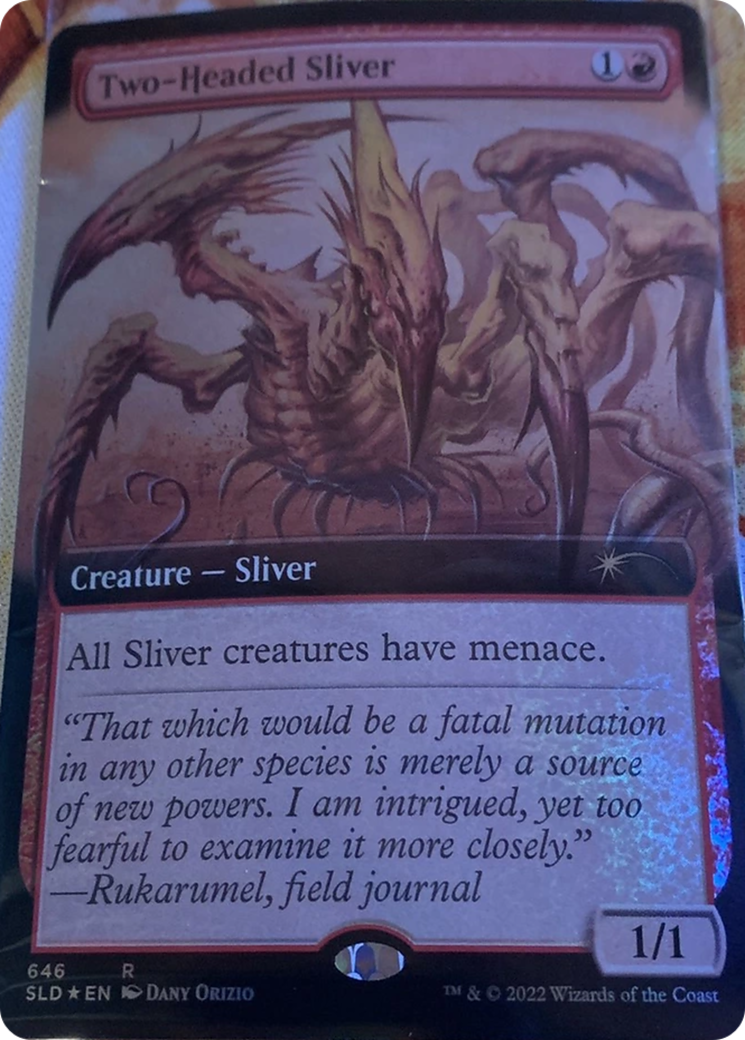 Two-Headed Sliver (Extended Art) [Secret Lair Drop Promos] | Anubis Games and Hobby