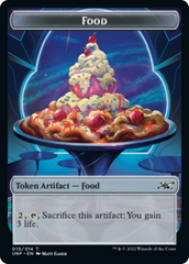 Cat // Food (10) Double-Sided Token [Unfinity Tokens] | Anubis Games and Hobby