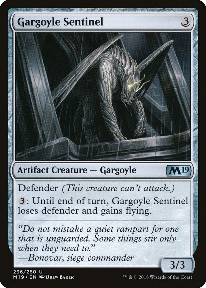 Gargoyle Sentinel [Core Set 2019] | Anubis Games and Hobby