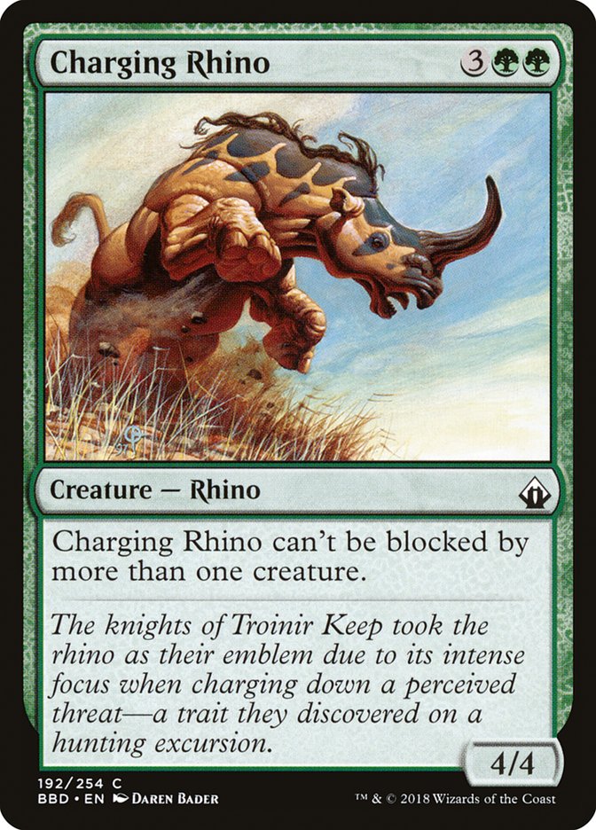Charging Rhino [Battlebond] | Anubis Games and Hobby