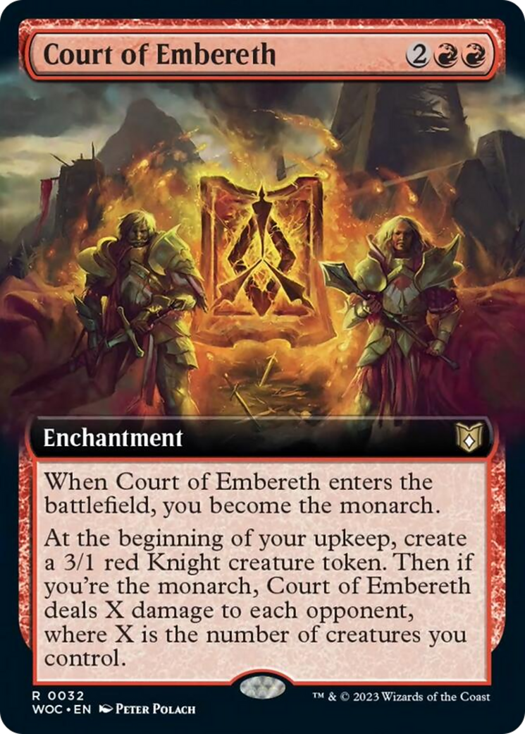 Court of Embereth (Extended Art) [Wilds of Eldraine Commander] | Anubis Games and Hobby