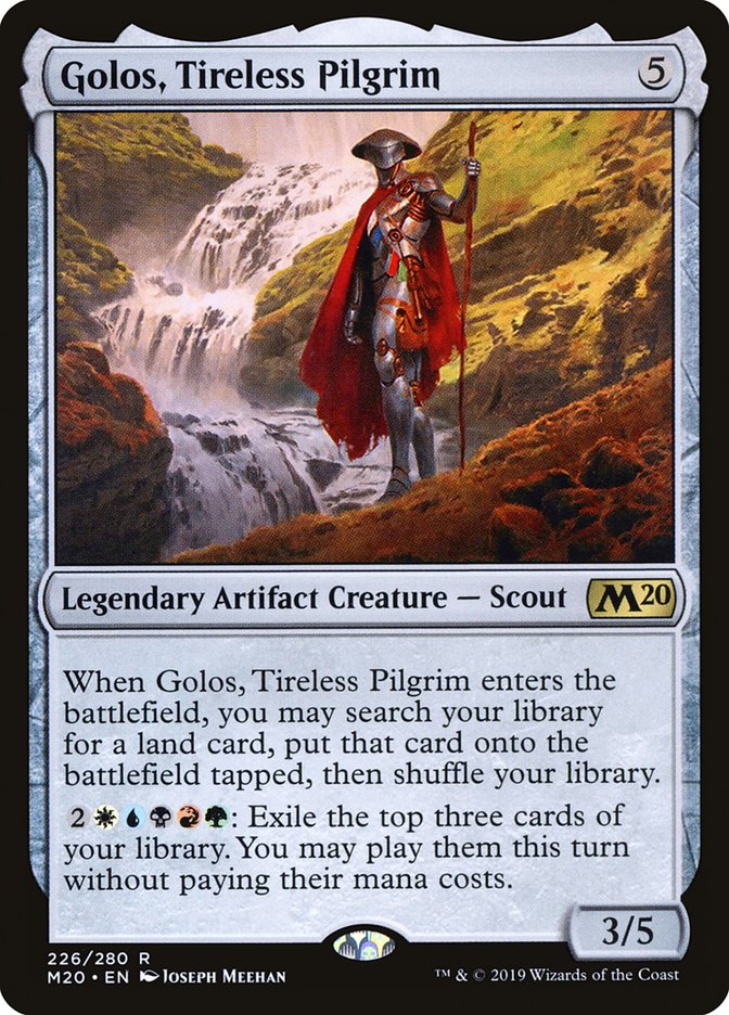 Golos, Tireless Pilgrim [Core Set 2020] | Anubis Games and Hobby