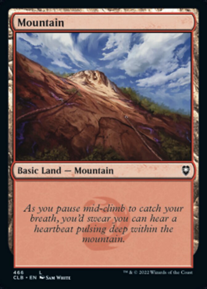 Mountain (466) [Commander Legends: Battle for Baldur's Gate] | Anubis Games and Hobby
