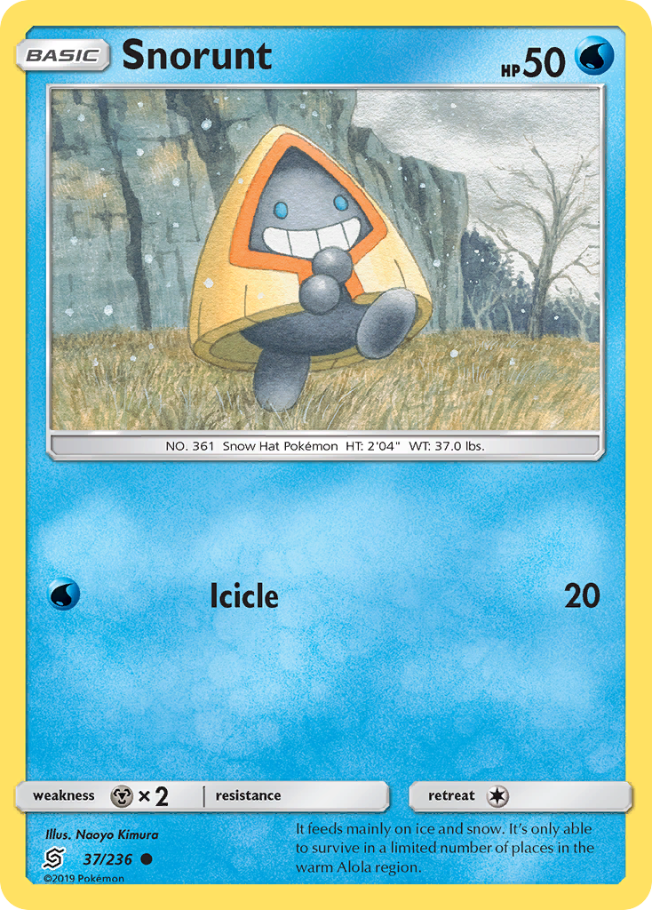 Snorunt (37/236) [Sun & Moon: Unified Minds] | Anubis Games and Hobby