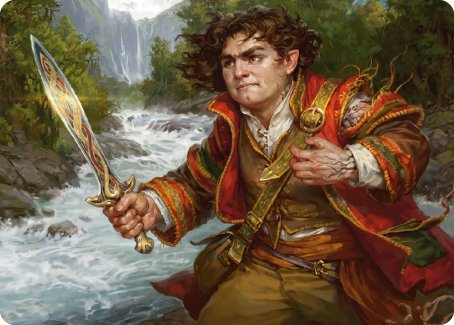 Frodo Baggins Art Card (16/81) [The Lord of the Rings: Tales of Middle-earth Art Series] | Anubis Games and Hobby