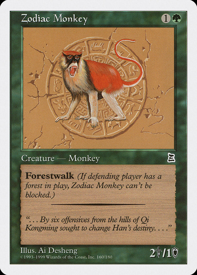Zodiac Monkey [Portal Three Kingdoms] | Anubis Games and Hobby
