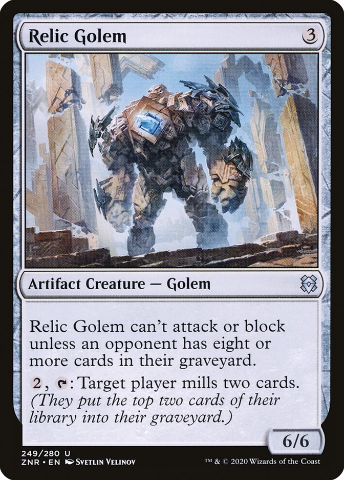 Relic Golem [Zendikar Rising] | Anubis Games and Hobby