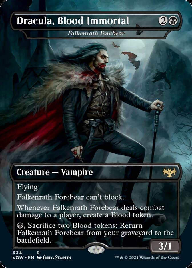 Falkenrath Forebear - Dracula, Blood Immortal [Innistrad: Crimson Vow] | Anubis Games and Hobby