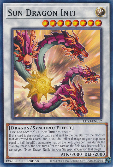 Sun Dragon Inti [LDS3-EN052] Common | Anubis Games and Hobby