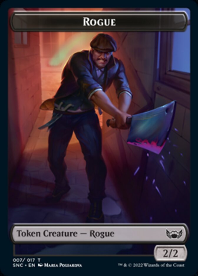 Rogue Token [Streets of New Capenna Tokens] | Anubis Games and Hobby