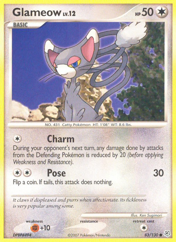 Glameow (83/130) [Diamond & Pearl: Base Set] | Anubis Games and Hobby